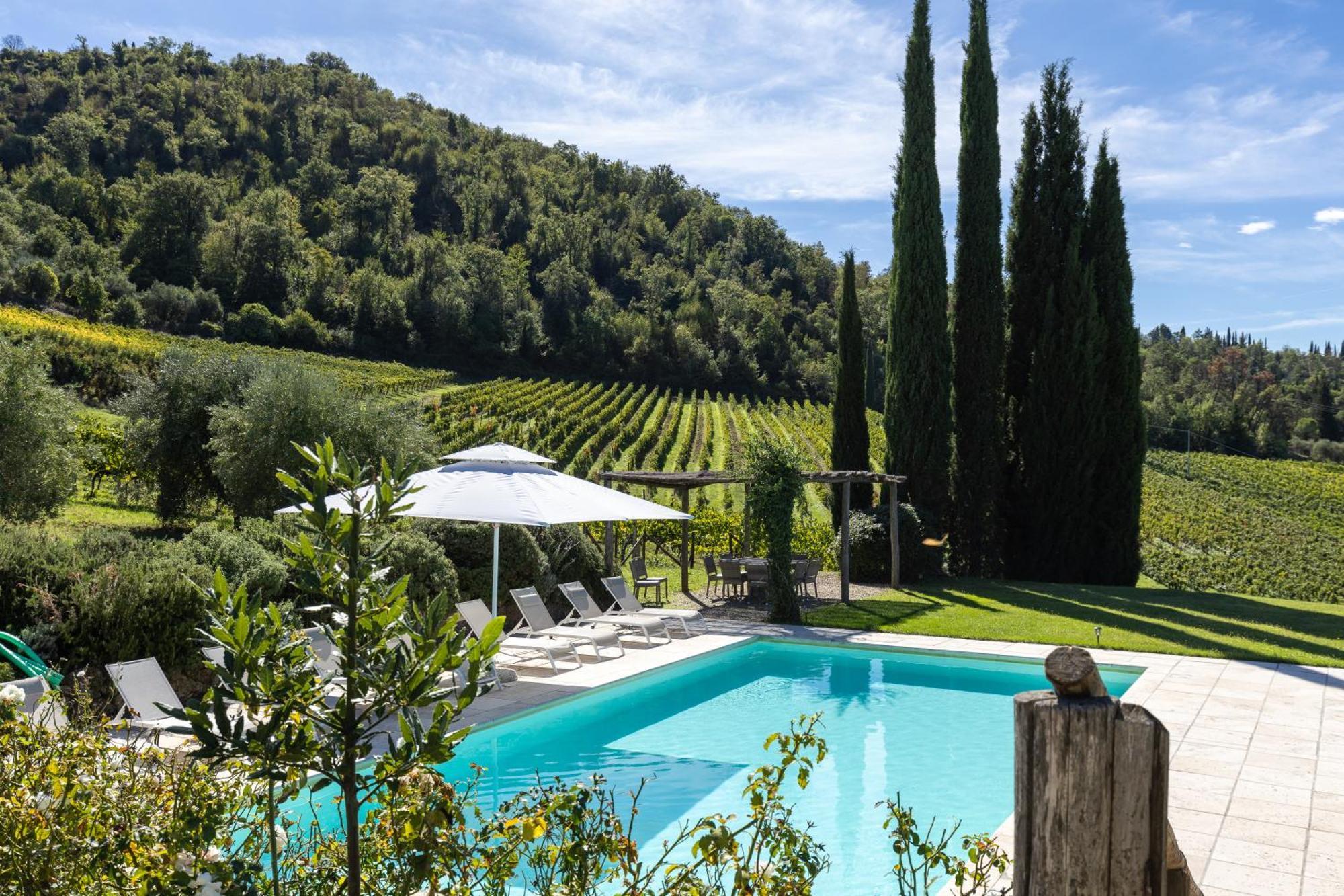 Villa Rosano Greve in Chianti Bagian luar foto