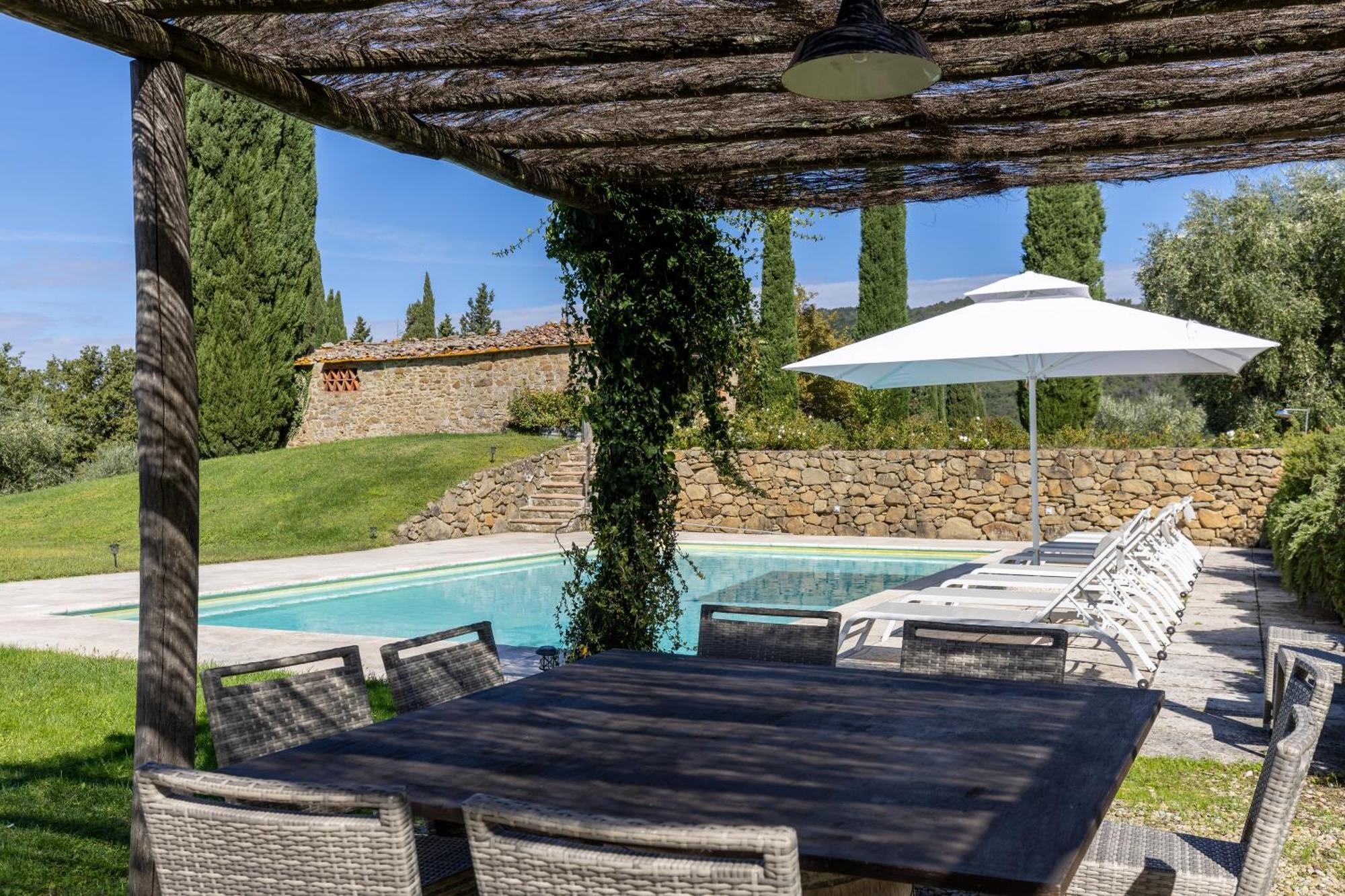 Villa Rosano Greve in Chianti Bagian luar foto